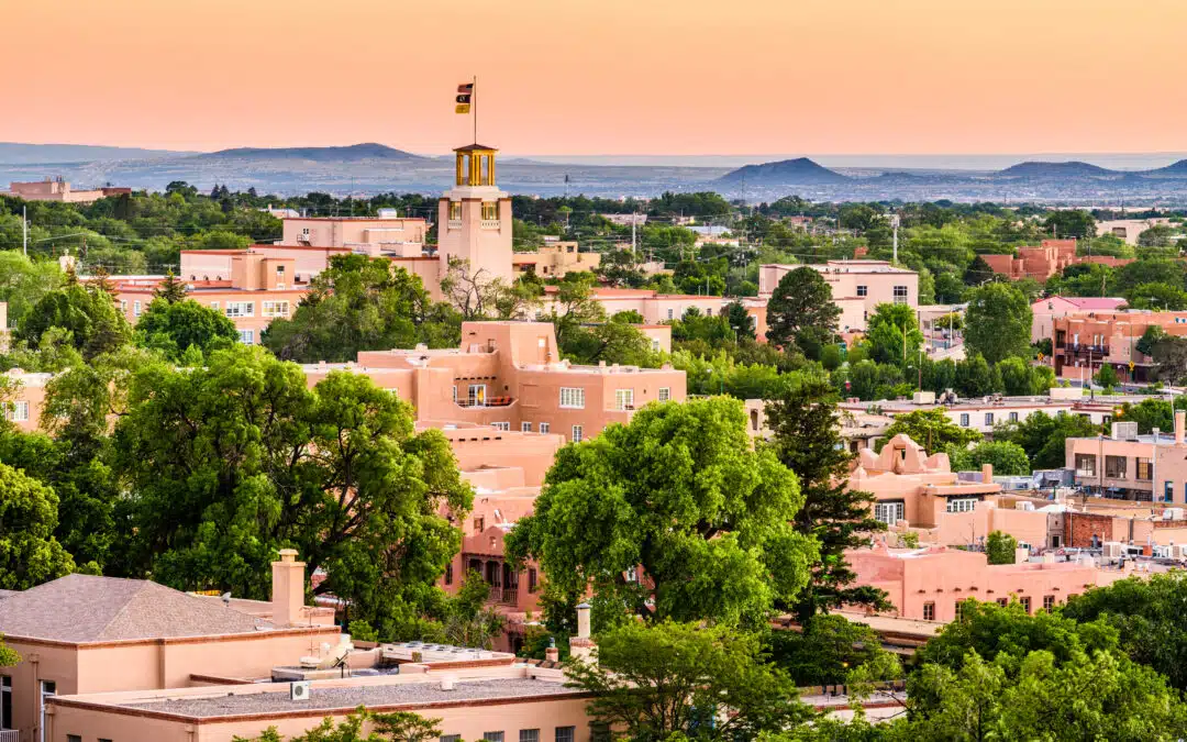 New Mexico business skyline